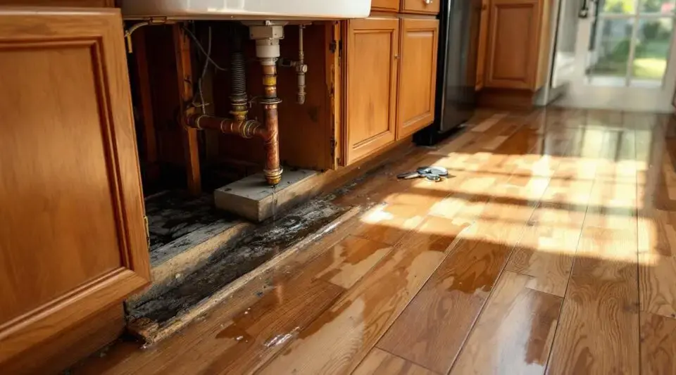 Kitchen Leak Damage Repair Omaha