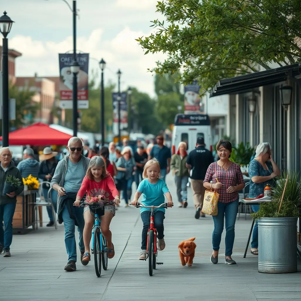 A scenic view of the modern La Vista City Centre development, showcasing the city's growth and contemporary architecture.